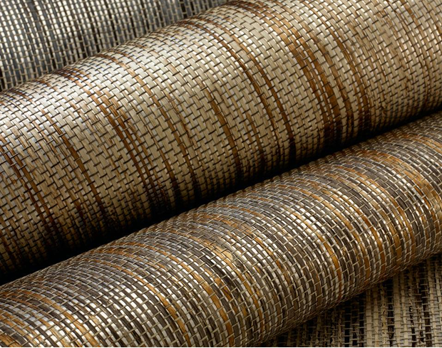 Zoom sur le tissage des revêtements muraux Phillip Jeffries